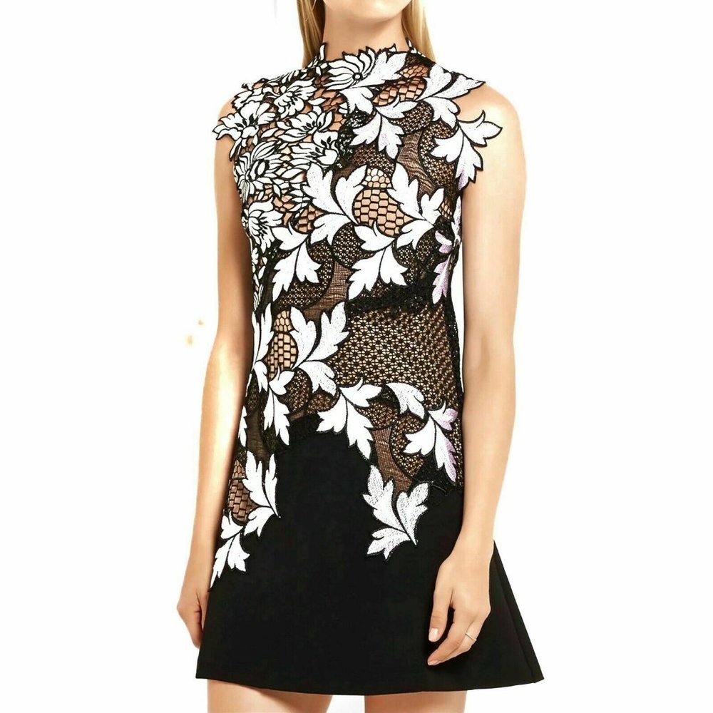 SELF-PORTRAIT Sleeveless Mini Dress w/ Tags